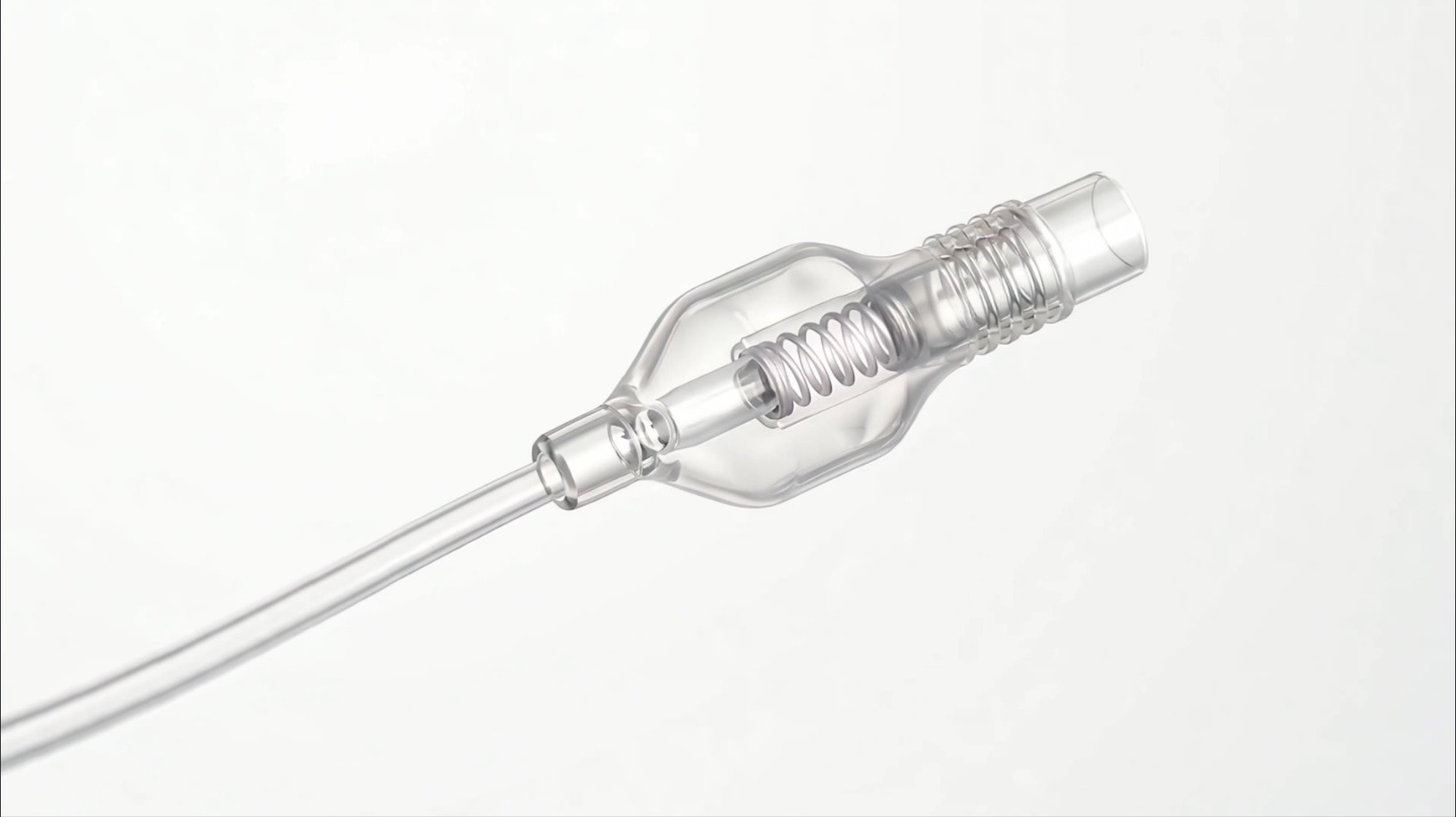 Product detail of the pilot balloon and spring-loaded valve